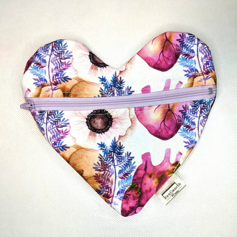 Floral Heart Pouch