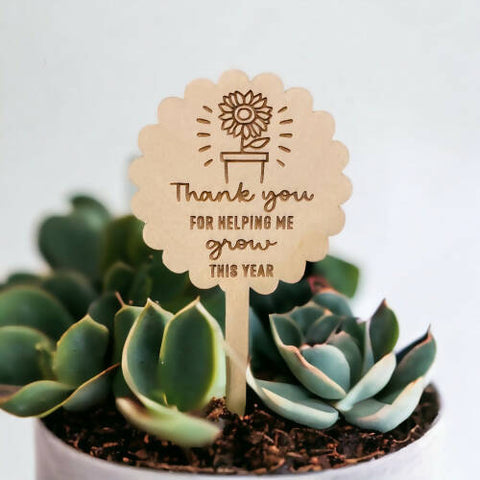 Plant Stake - Teacher Gift