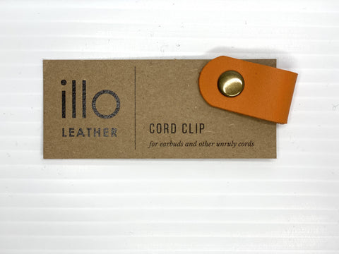 Assorted Cord Clip by Illo Leather