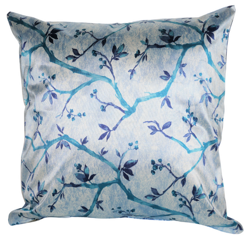 Blue Petals Cushion