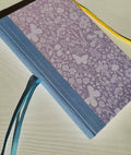 Blank journal: "Purple Butterflies" with ribbon ties