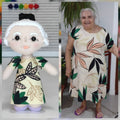 Photo-inspired personalized felt doll (Person)