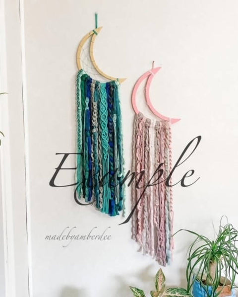 Knotty Yarn Cutout Hangings