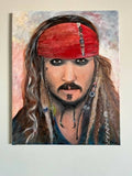 Jack Sparrow original acrylic painting