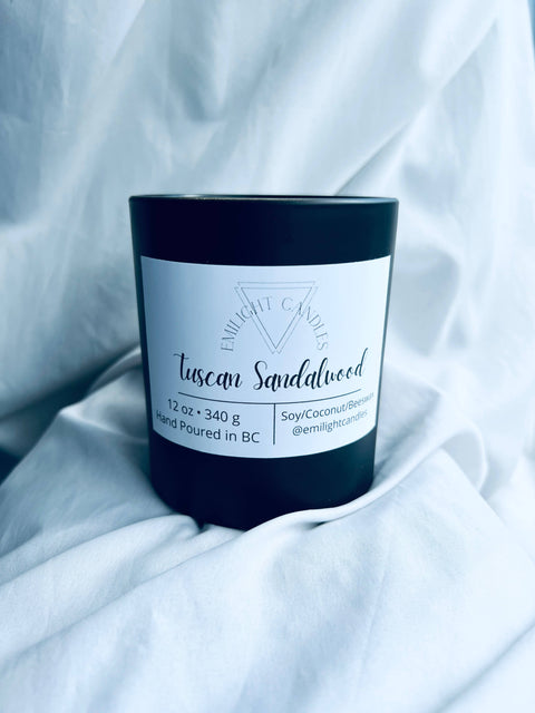 Sandalwood Scented Soy Blend Cement Candle