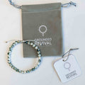 Introspect Tasbih Bracelet | Women's Bracelet with Tree Agate Gemstone Beads | Free Shipping