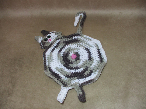 Crochet Cat Butt Potholder