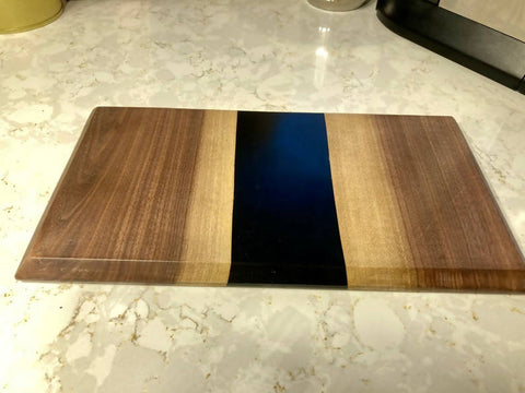 Walnut and Epoxy Centerpiece