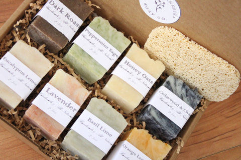 Soap Gift Set of 8 - Natural Soap Sampler