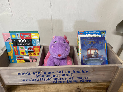 Children's Story Book Holder/ Booktrough