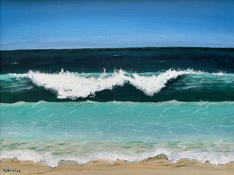 Ocean Therapy Acrylic Painting
