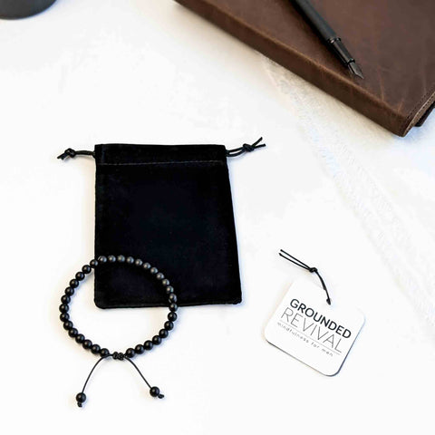 Resolve Tasbih Bracelet | Men's Bracelet with Black Onyx Stone Beads | Free Shipping