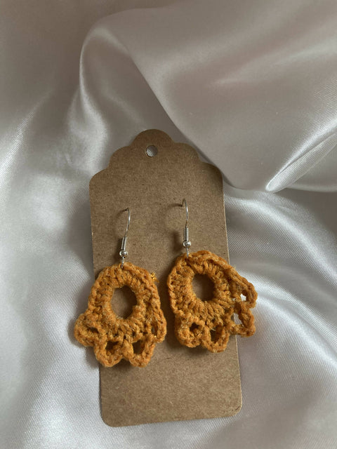 Elegant Crochet Dangle Earrings