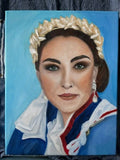 Kate Middleton Oil Portrait